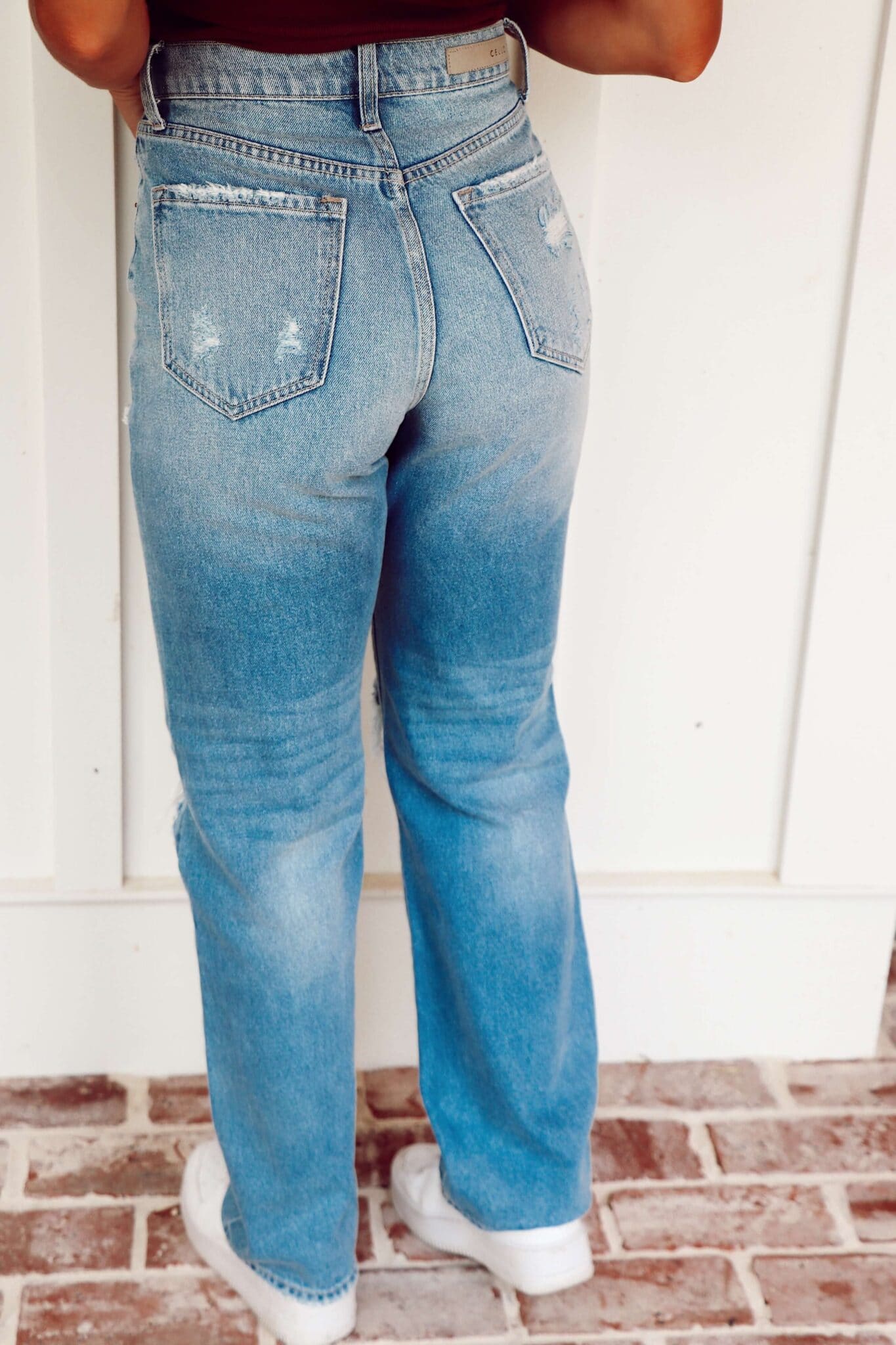 Wide Leg Ripped Jeans - EBC Women's Boutique